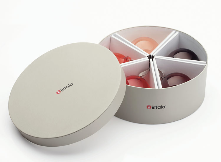 楽天市場】イッタラ / オーナメントボール 5個セット レッド [iittala