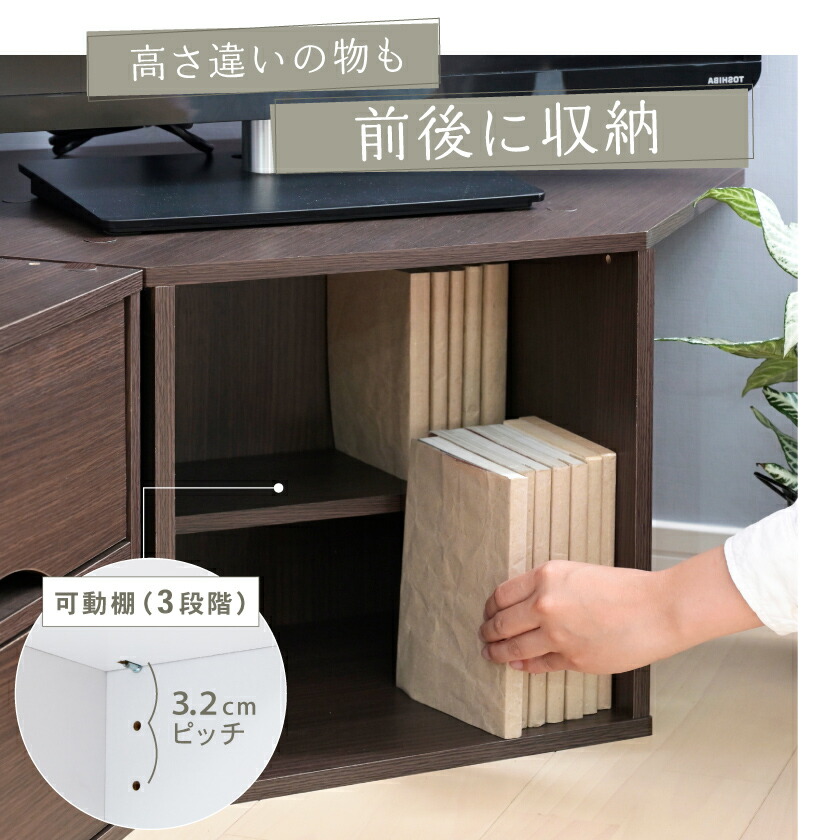 楽天市場】コーナー天板付き キューブボックスα ひな壇付き オープン