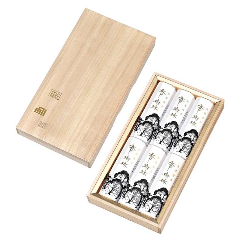 楽天市場】香樹林 短寸6箱入 桐箱 玉初堂 #0067白檀 線香 お香 大容量