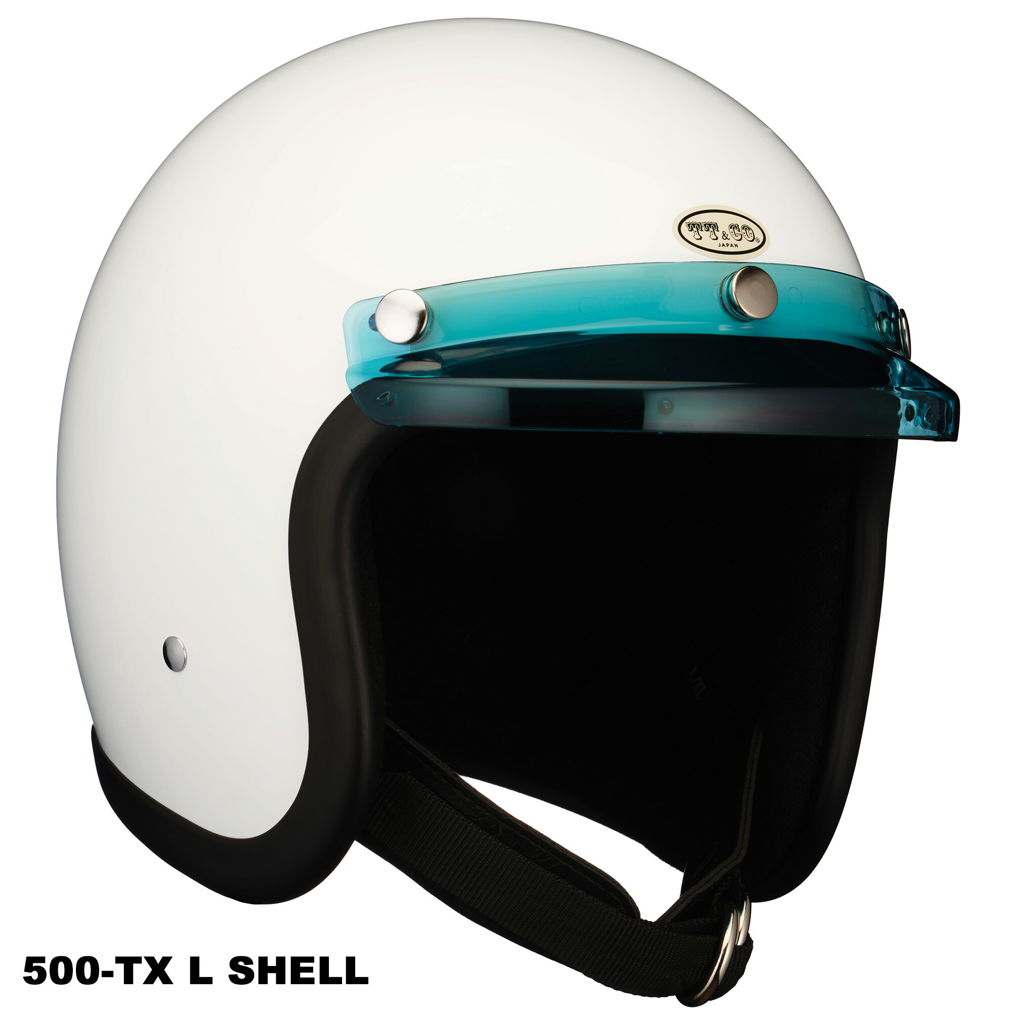 楽天市場】TT&CO. 500-TX 専用バイザー エメラルドブルー ジェット