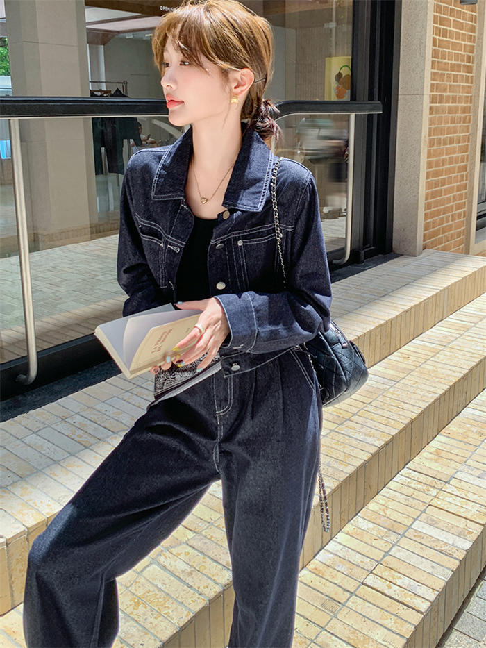 楽天市場】デニム セットアップ レディース パンツシーツ デニム