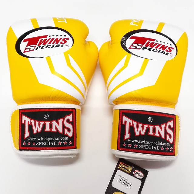 楽天市場】TWINS SPECIAL ボクシンググローブ 8oz Fs黄白 /ボクシング