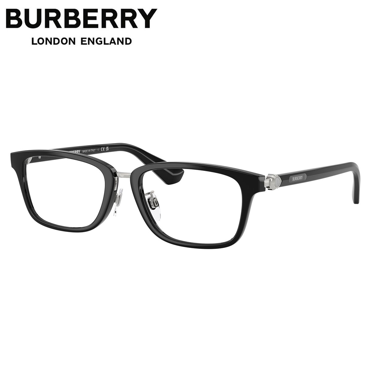 楽天市場】バーバリー BE2437D 3001 53 メガネ BURBERRY 黒縁 Made in