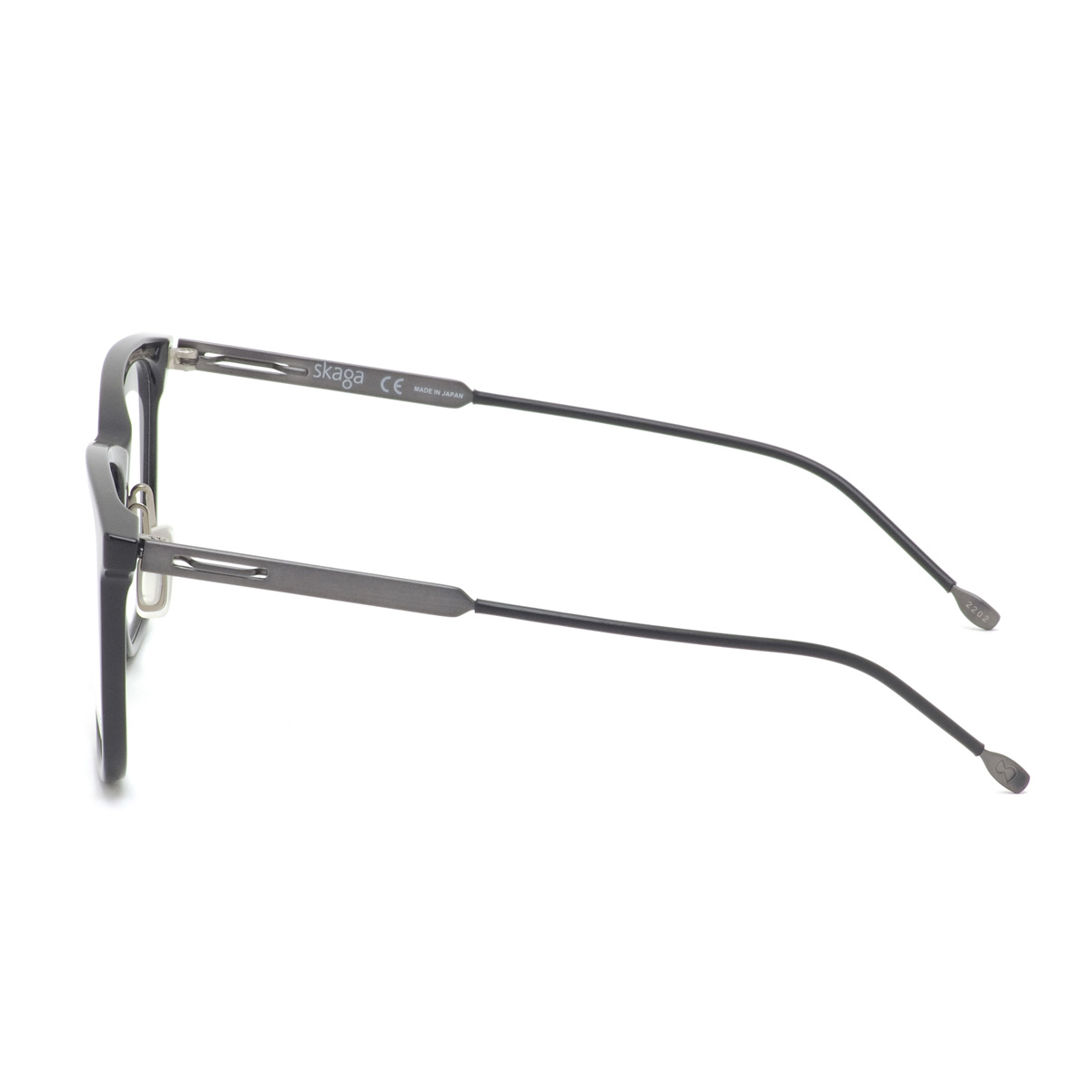 楽天市場】スカーガ SK2876LB 001 55 メガネ skaga ALG 黒縁 くろぶち