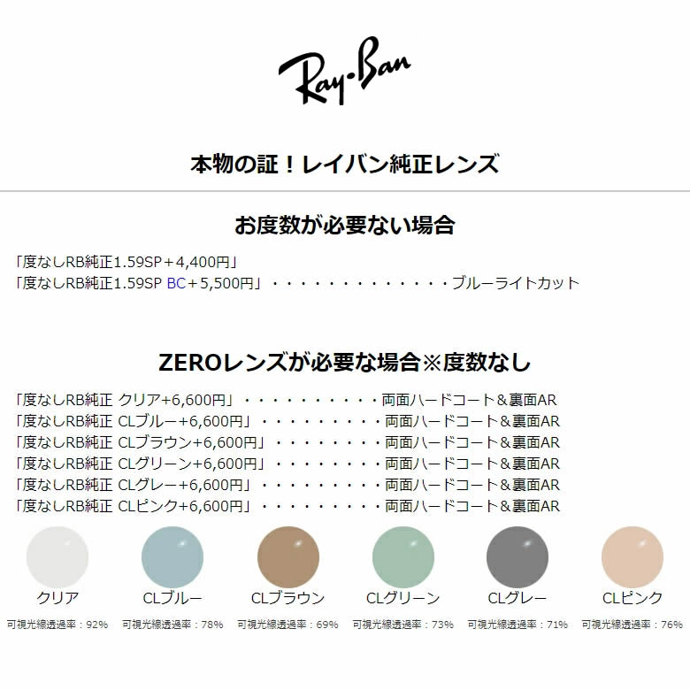 楽天市場】レイバン Ray-Ban メガネ RX7140 2000 49 レイバン純正