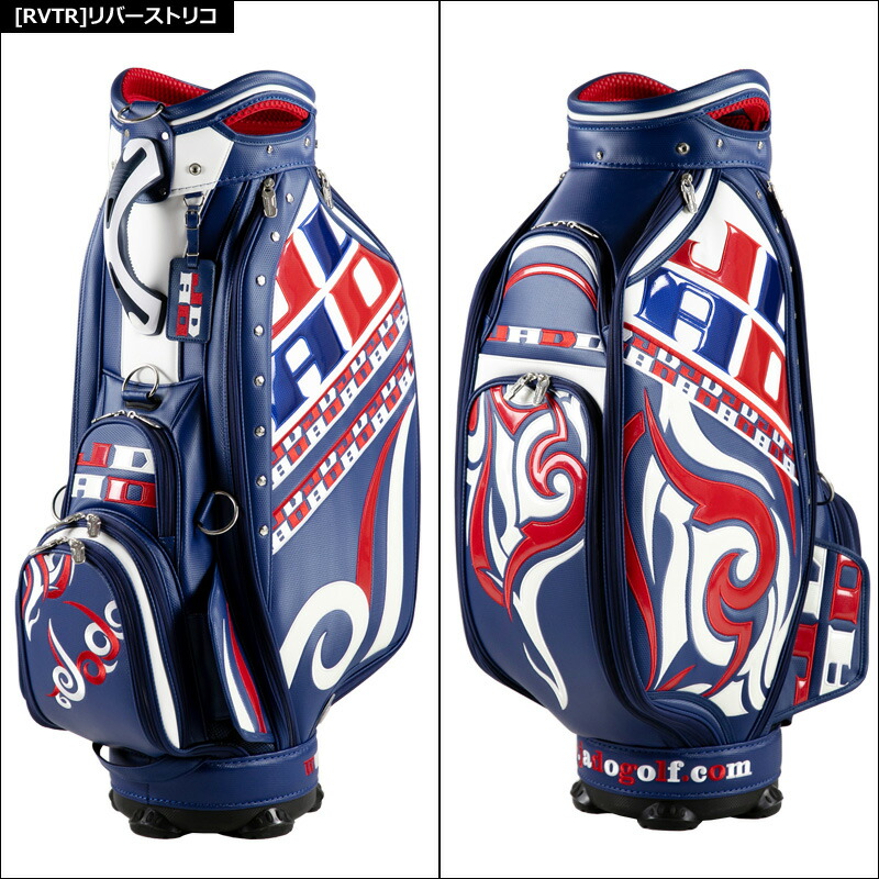 23GOLF キャディバッグ ネイビー3点式ヘッドカバー5点セット 23GOLF