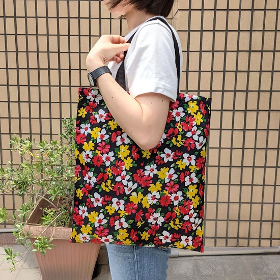 NEW ERA TAMASU ボディバッグ ブラック 花柄刺繍 NEW ERA TAMASU