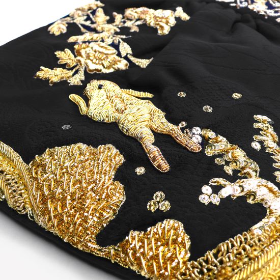 楽天市場】チリア 田川啓二 蒔絵バッグ＜兎＞ : 田川啓二ビーズ刺繍