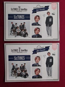 楽天市場】新品 田中樹 SixTONES ステッカーセット 2点セット