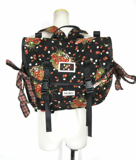 楽天市場】PINK HOUSE / ロイヤルクイーンベリー柄リュック ピンク