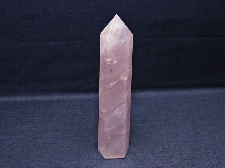 楽天市場】ローズクォーツ 六角柱 ばら水晶 ポイント 置物 rose quartz