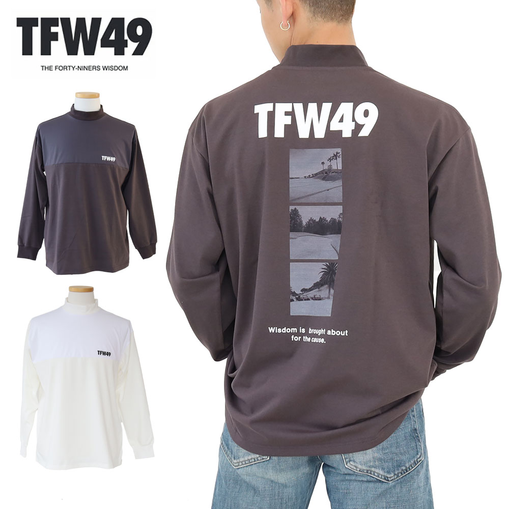 楽天市場】【2/22迄エントリーで19倍確定】TFW49 MOCKNECK PRINT LONG