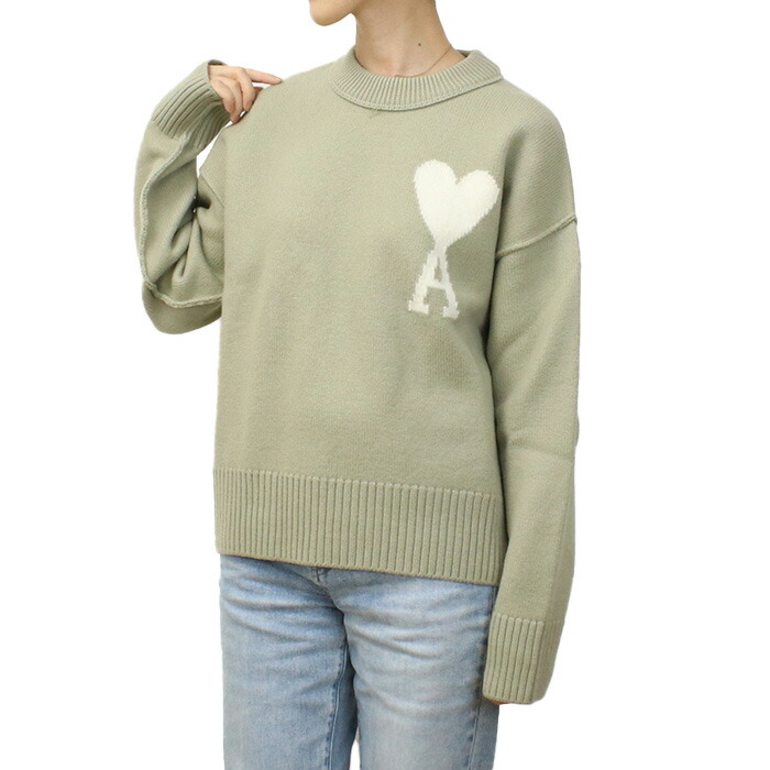 楽天市場】アミパリス AMI PARIS ニット セーター ハートロゴ ユニ