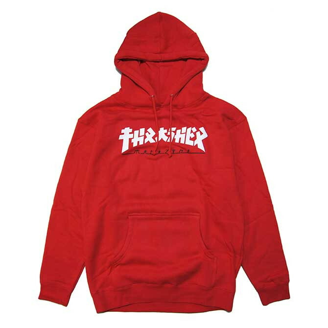 楽天市場】GODZILLA ゴジラ × THRASHER スラッシャー PULLOVER HOOD