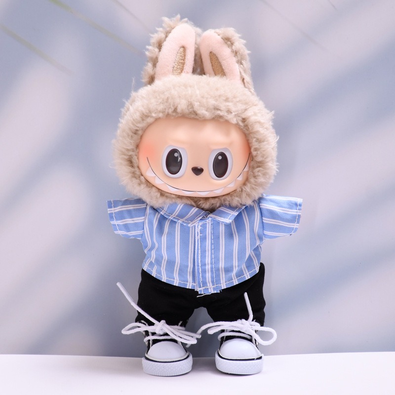 楽天市場】labubu キーホルダー ぬいぐるみ 服 15cm 座る ラブブの