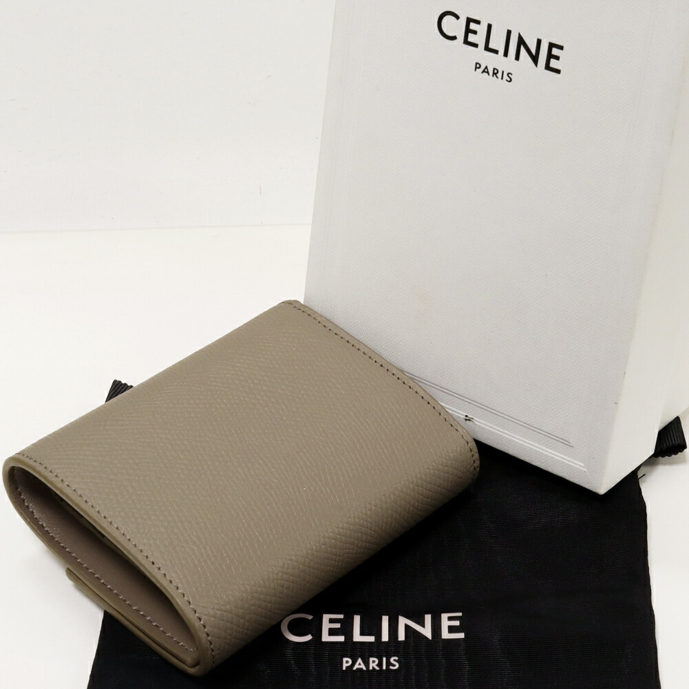 楽天市場】セリーヌ 三つ折り財布(小銭入れあり) スモールトリ