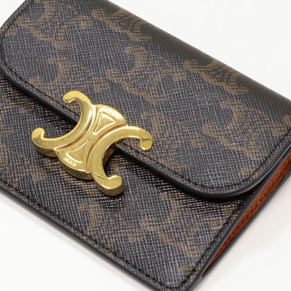 楽天市場】セリーヌ カードケース パスケース トリオンフ フラップ付