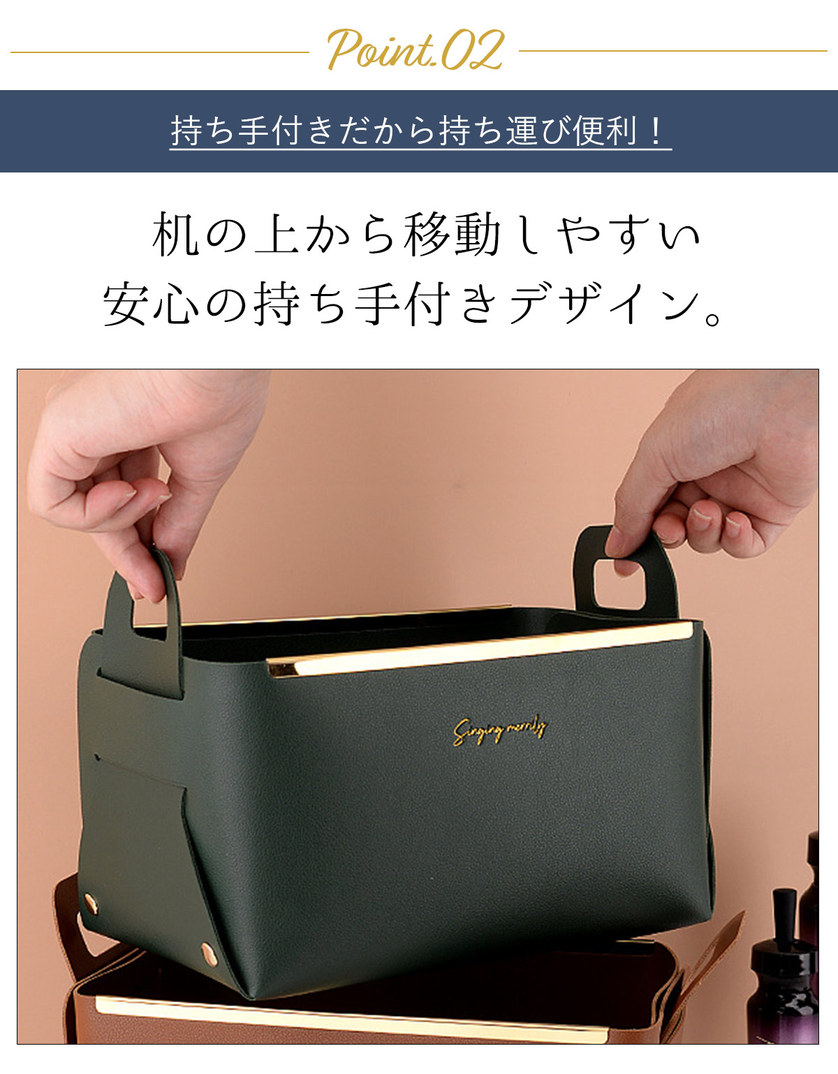 楽天市場】折りたたみ卓上収納ボックス 小物入れ かご 北欧 収納ケース