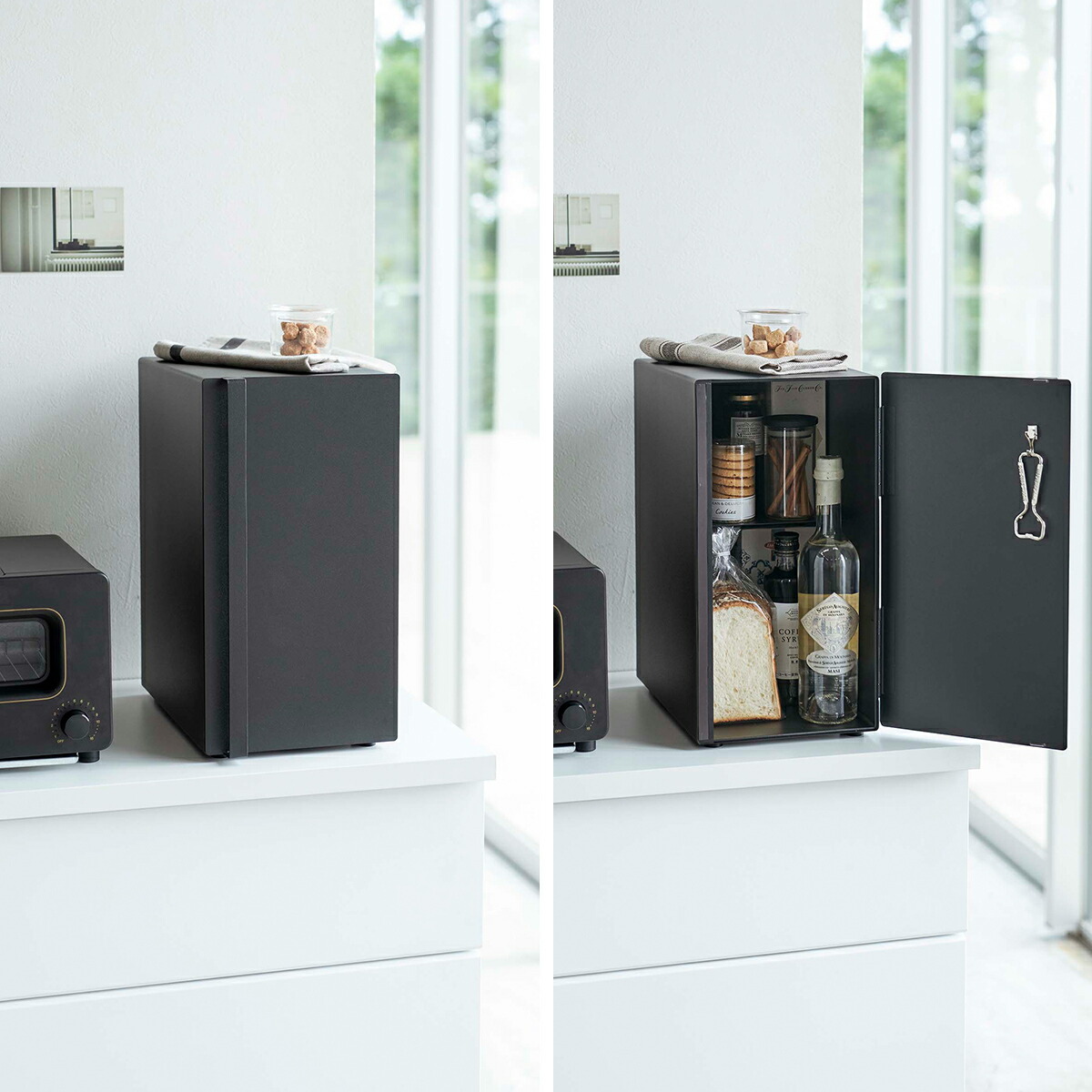 楽天市場】[ ブレッドケース タワー スリム ] 山崎実業 tower パン