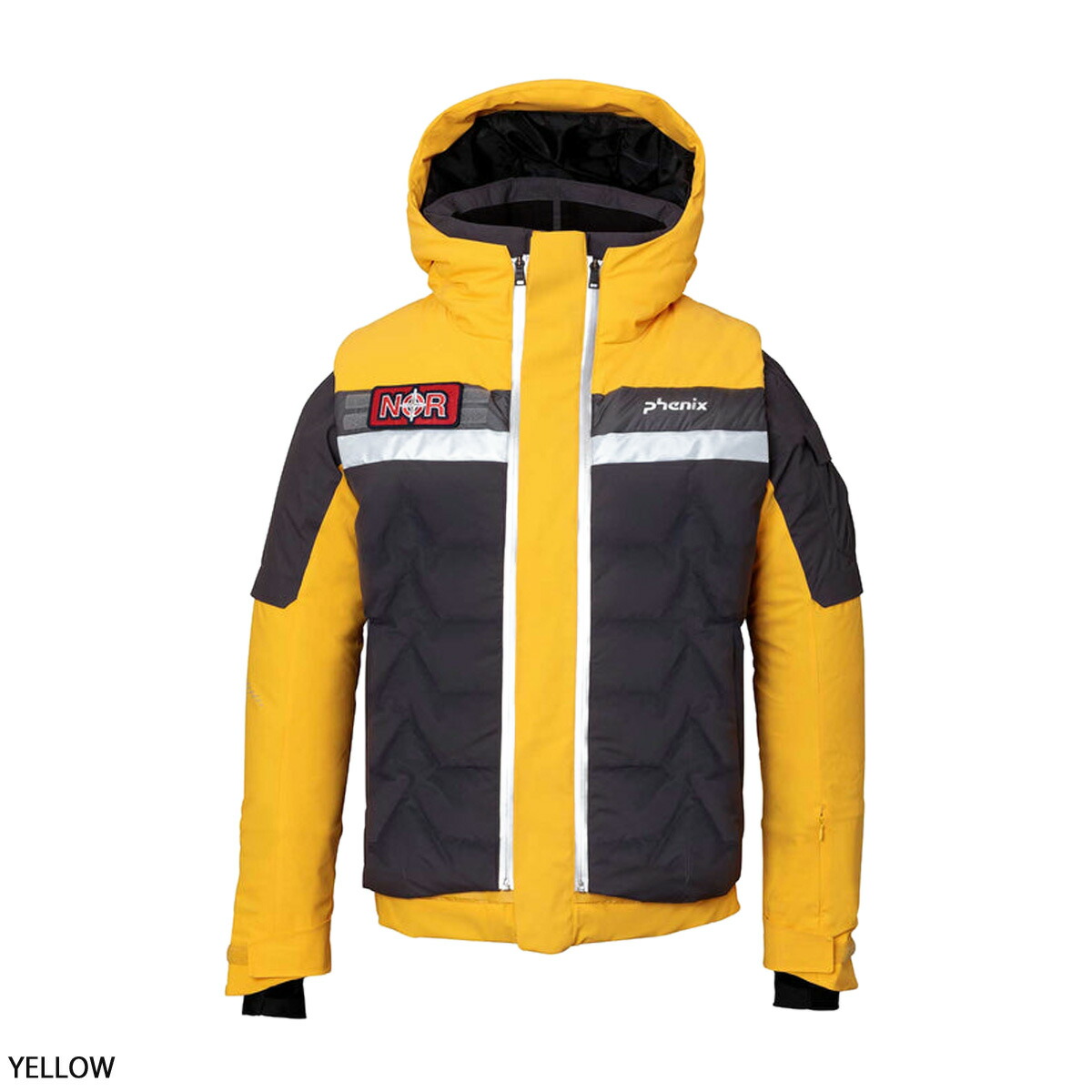 2512【美品】フェニックス スキーウェア ジャケット メンズ グレー