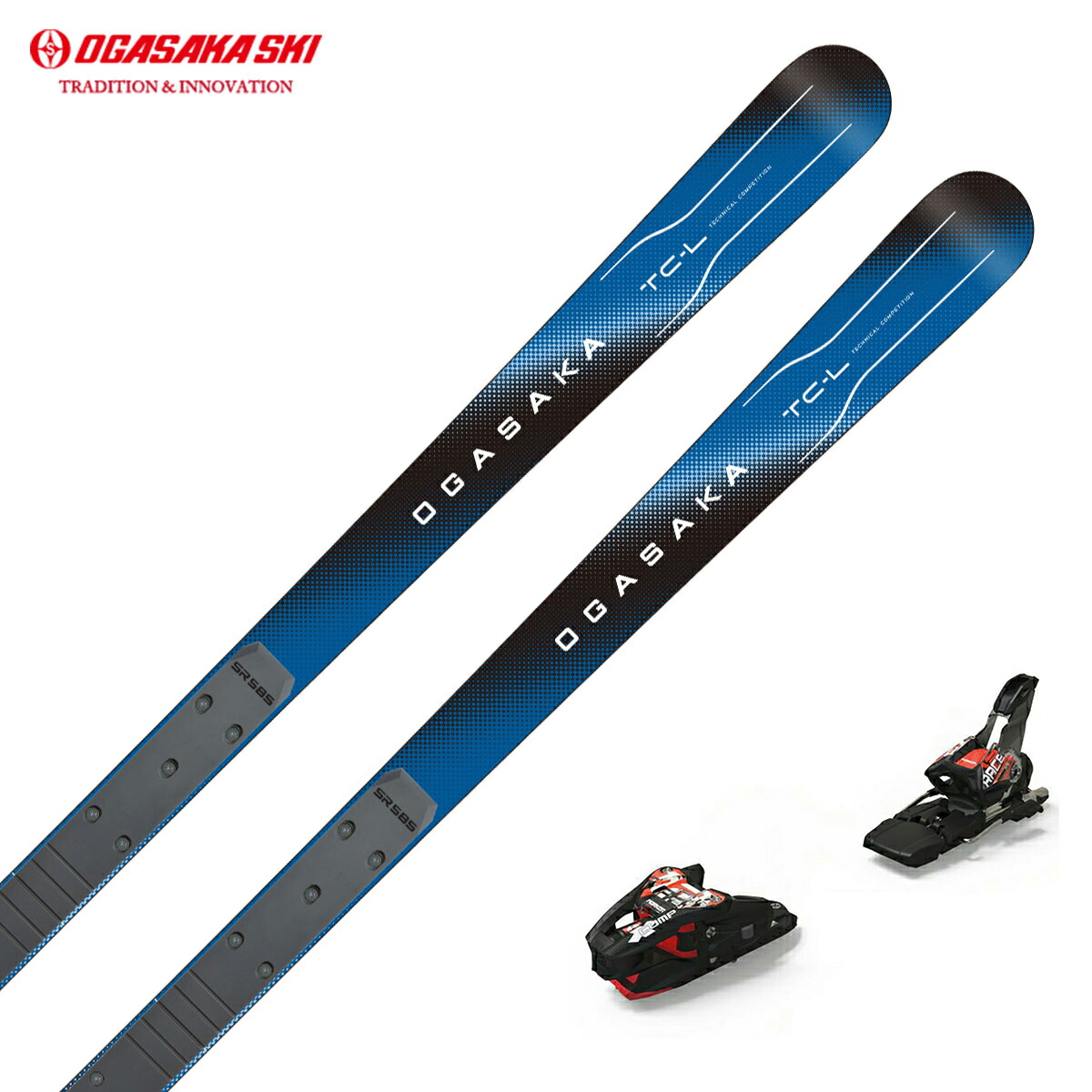 オガサカTC-SX RC600FL付＋マーカーcomp16 オガサカTC-SX 165cm