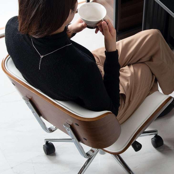 楽天市場】ミッドセンチュリーモダン ワークチェア プライウッド