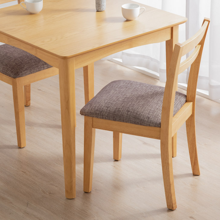 楽天市場】ダイニングチェア 同色 木製 シームレスデザイン