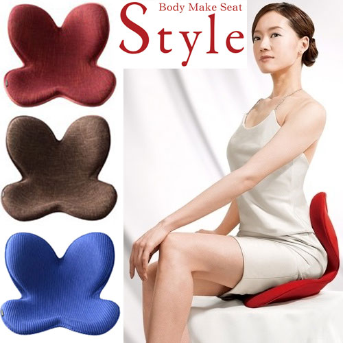 美品 MTG Style スタイル 座 椅子 ボディメイク シート スマート 青