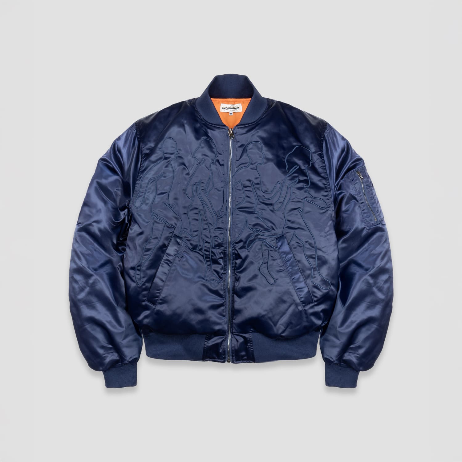 楽天市場】CARNE BOLLENTE | MIDNIGHT RUNNERS (NAVY BLUE) MA-1