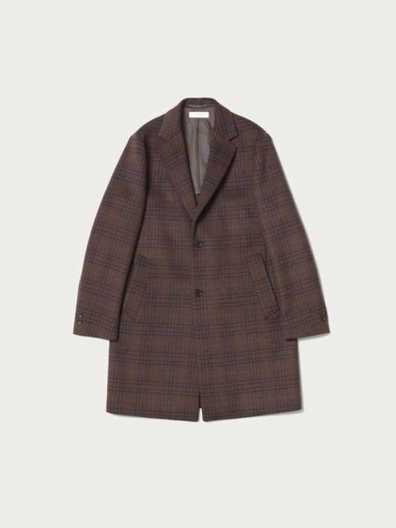 楽天市場】【SALE／71%OFF】BY チェック 120S メルトン チェスター