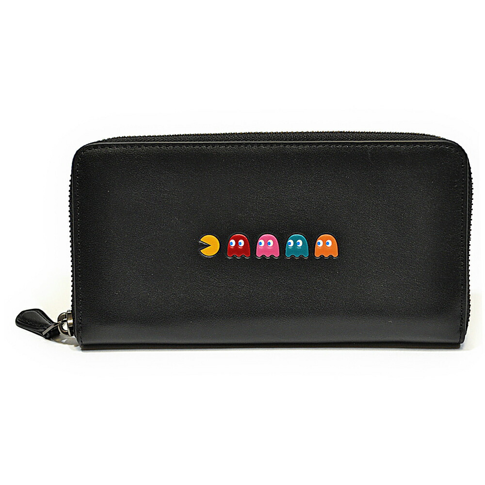 楽天市場】コーチ COACH 財布 長財布 F55736 QB/BK パックマン コラボ