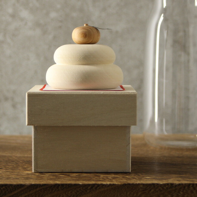 楽天市場】＼特典あり／鏡餅S 径70mm 台付き[鏡もち 鏡餅 木製 木 国産