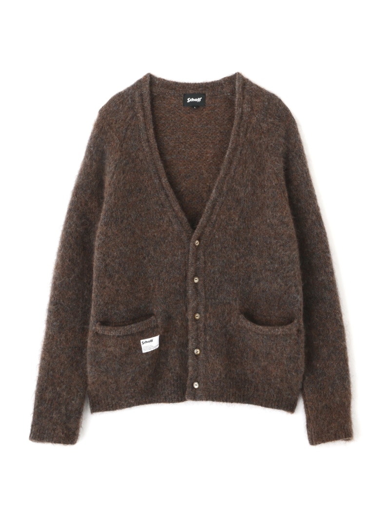 楽天市場】MOHAIR KNIT CARDIGAN/モヘアニット カーディガン Schott