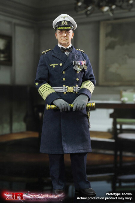 3R GM650 WW2ドイツ海軍総司令官 エーリヒ・レーダー 1/6
