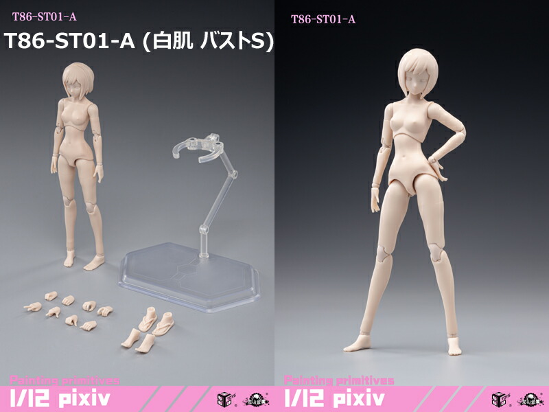 楽天市場】【86TOYS & Longshan Metal】1/12 half pack of glue female