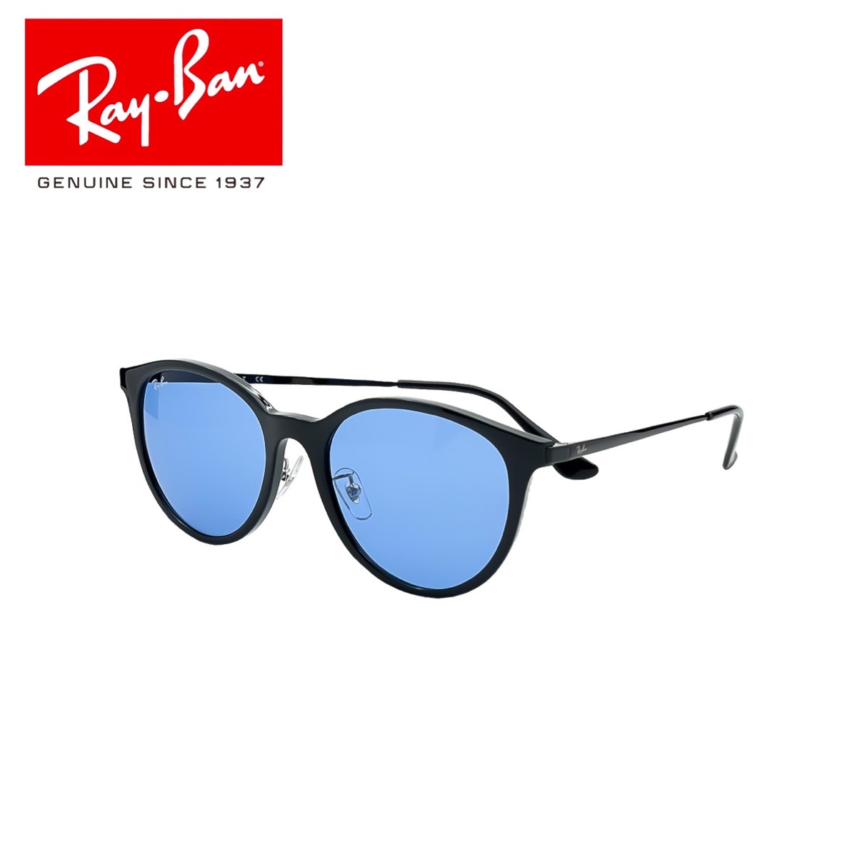 楽天市場】レイバン Ray.Ban 正規品 RB4334D 601/80 ライトブルー
