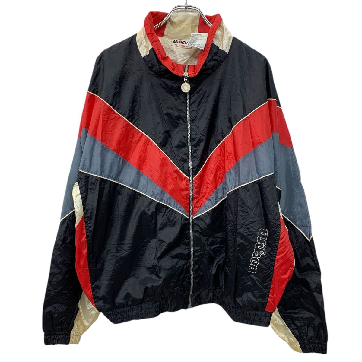 Wilson 半袖ジャケット ネイビー/レッド Wilson 半袖ジャケット