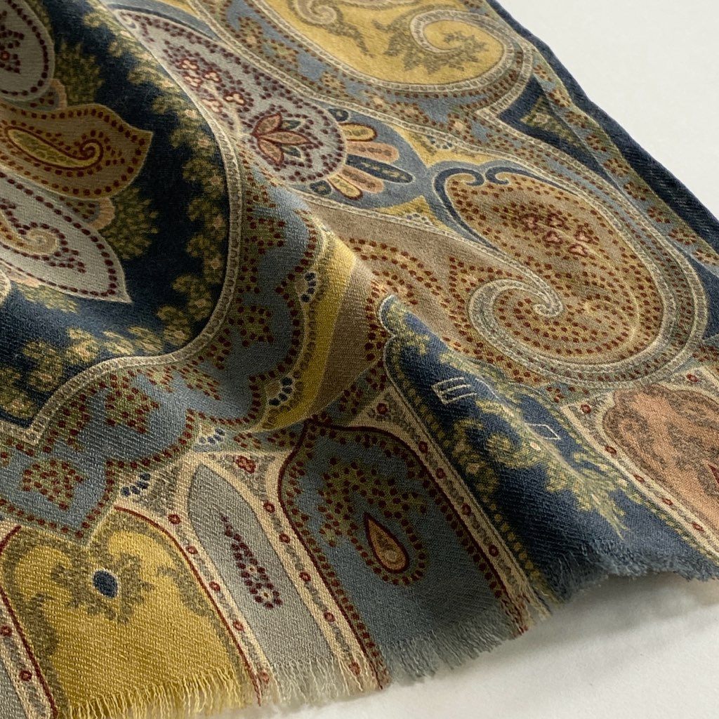 楽天市場】イタリア製 ETRO エトロ ストール マフラー ペイズリー柄