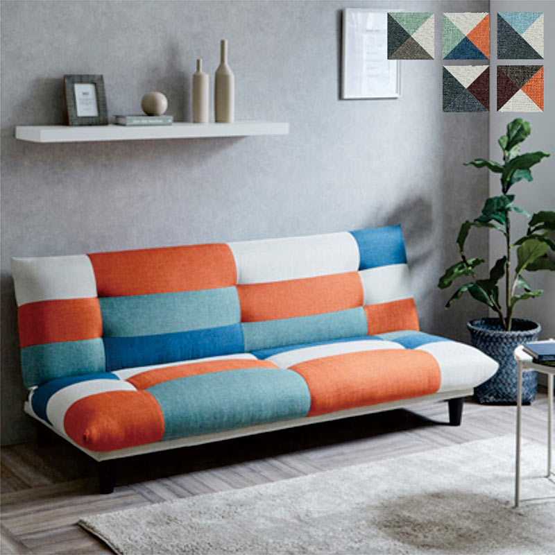 楽天市場】【マラソン期間中全品ポイント10倍】パッチワーク風 ソファ