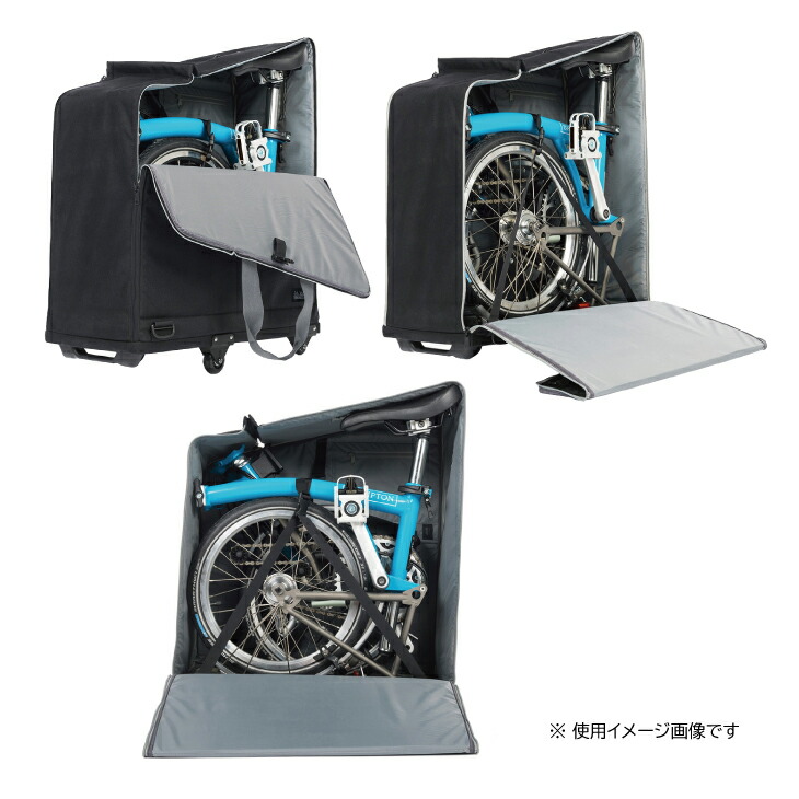 楽天市場】(即納)BROMPTON ブロンプトン TRANSIT TRAVEL BAG V2 BLACK
