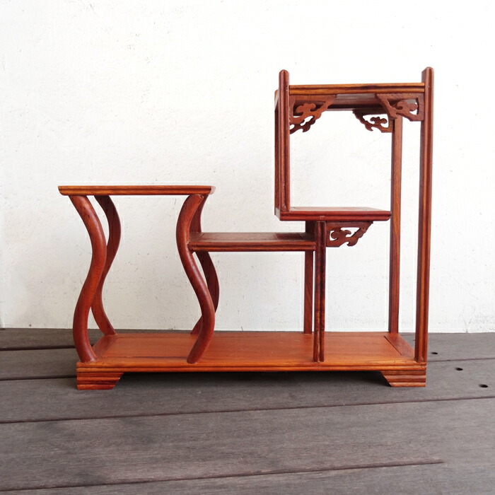 楽天市場】飾り棚 和モダン 和風 アジアン オリエンタル おしゃれ 花梨