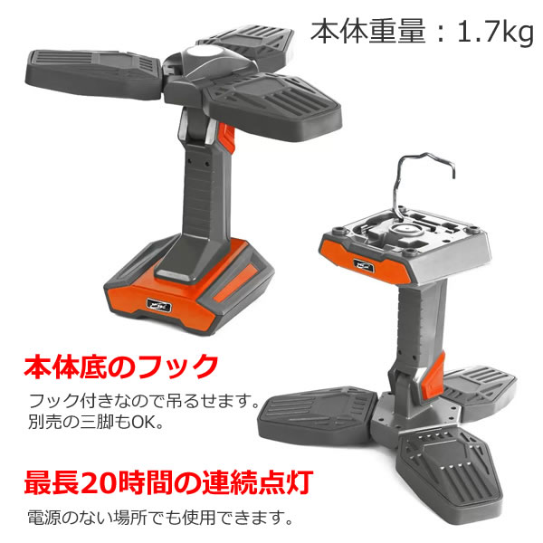 楽天市場】【送料無料】EPOWER LED ワークライト 4000ルーメン 3灯式