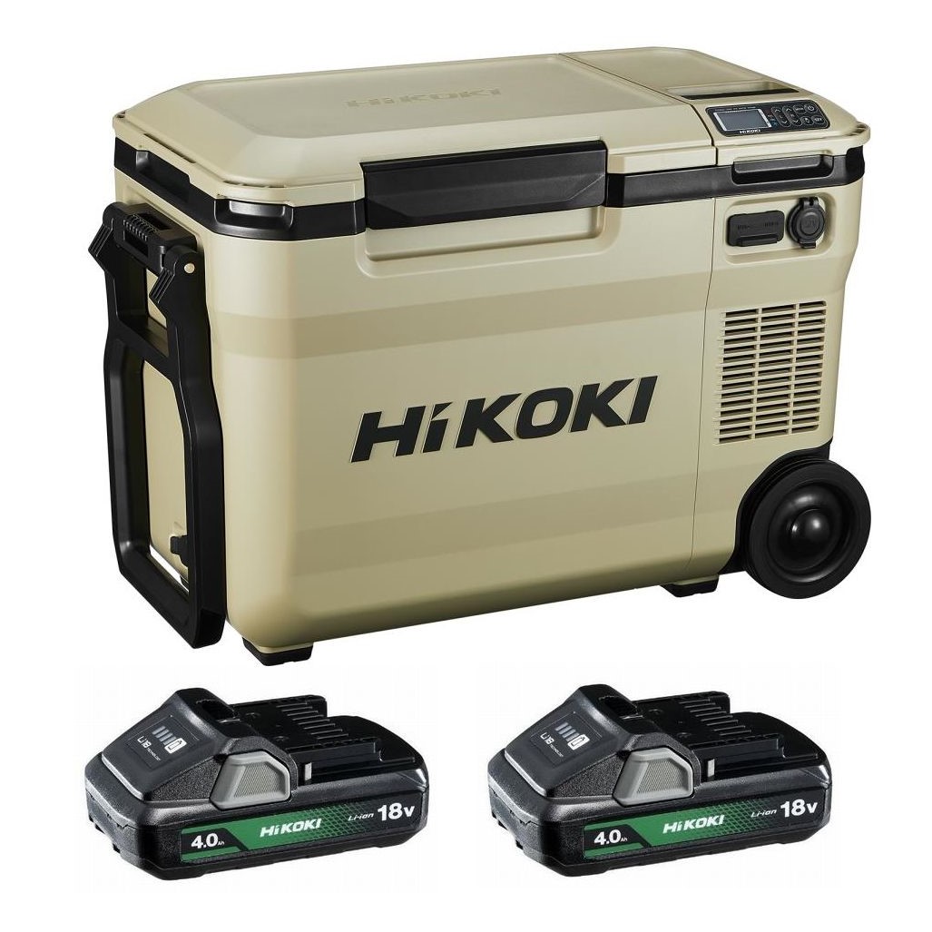 楽天市場】ハイコーキ 18V コードレス冷温庫 25L UL18DBA 蓄電池×2