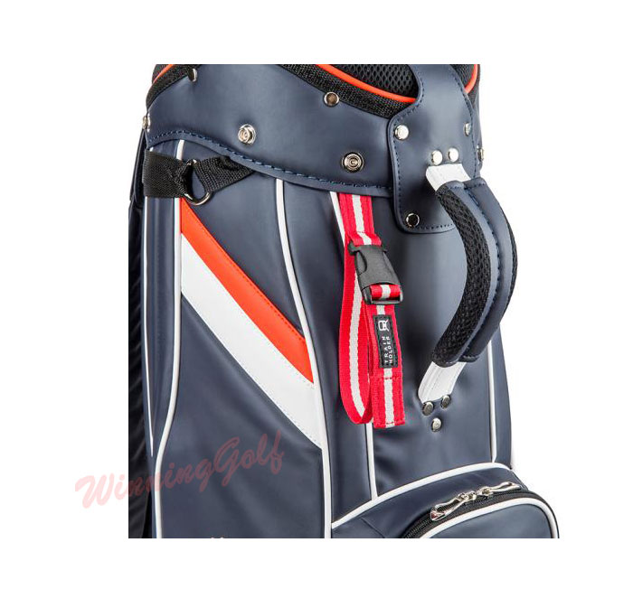 キャディバッグ ミズノ FLOTT 垂直方向に背負えます 電車移動楽