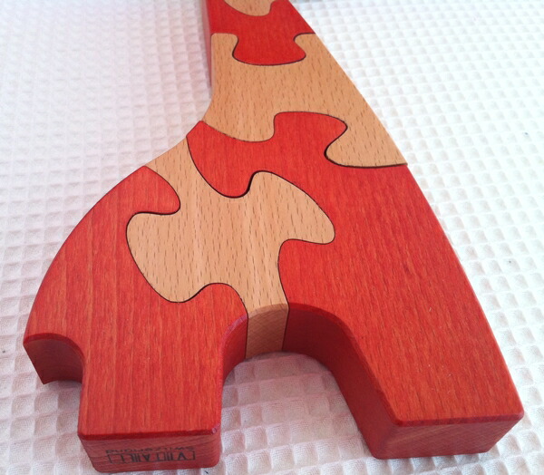 楽天市場】VITALI 動物パズル きりん【パズル 木のおもちゃ 木製 知育