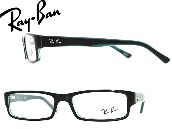 楽天市場】メガネフレーム RayBan ブラック スクエア型 レイバン 眼鏡