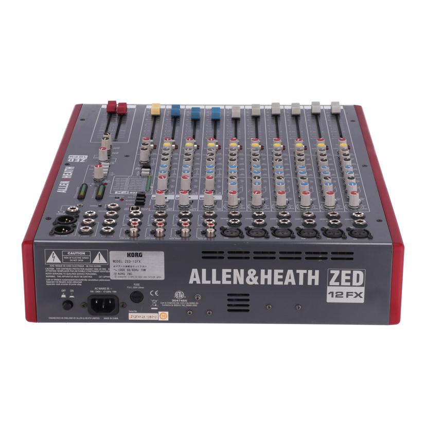 楽天市場】ALLEN&HEATH アレンアンドヒース/アナログミキサー/ZED-12FX