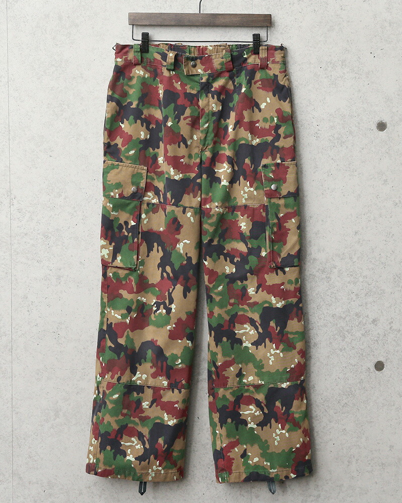 楽天市場】☆実物 USED スイス軍 M-83 フィールドパンツ アルペンカモ