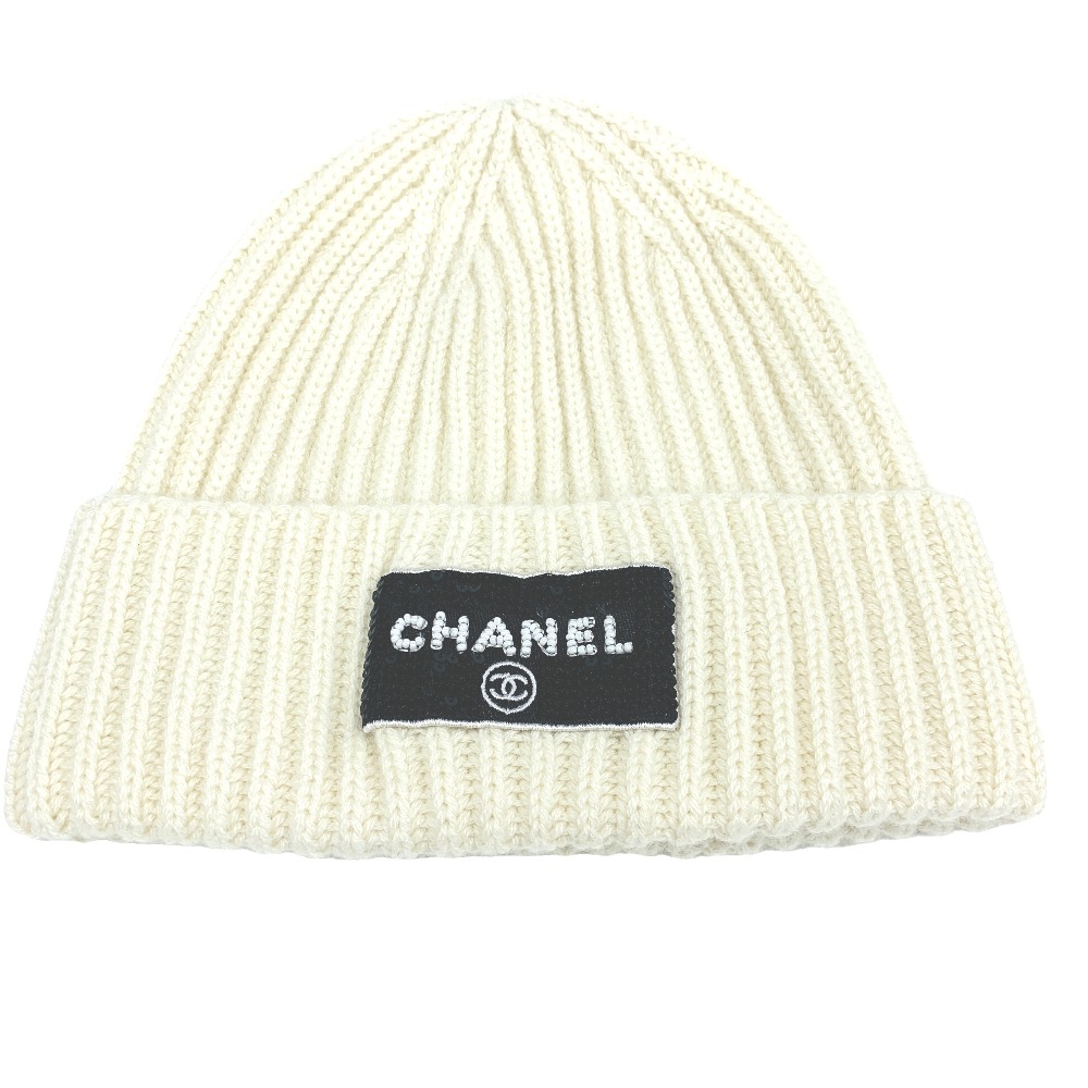 楽天市場】CHANEL シャネル ニットキャップ AA9553 ニット帽 ビーニー
