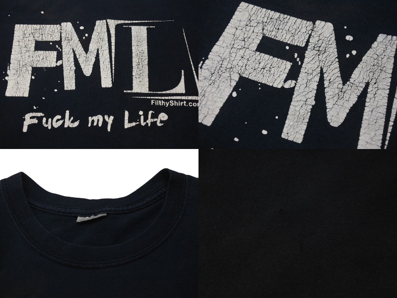 楽天市場】VINTAGE ヴィンテージ FML Fuck My Life FilthyShirt.com